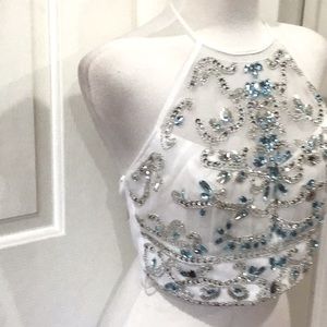 B Darlin White CropTop